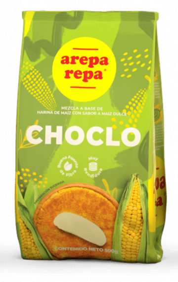 PRECOCIDO DE MAIZ AREPA REPA CHOCLO 500 GRS x 24