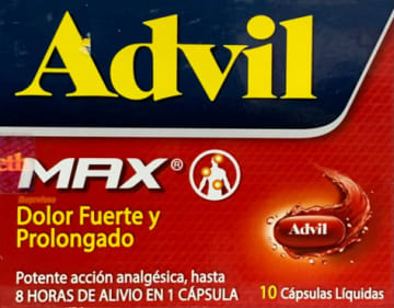 ADVIL MAX x 10 CAPSULAS (BAG)