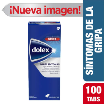DOLEX GRIPA DISPLAY x 100 TABLETAS (PLEGADIZA)