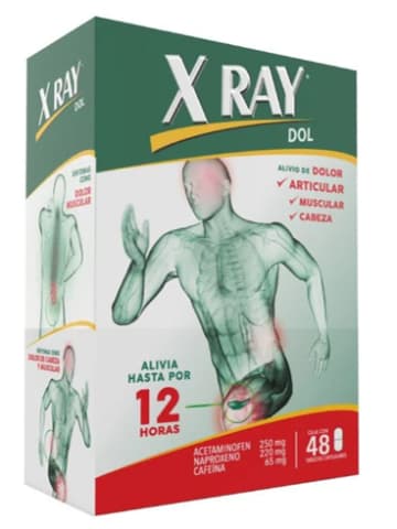 XRAY DOL x 12 TABLETAS (PLEGADIZA)