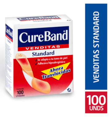 CURITAS CUREBAND VENDITAS STANDARD x 110 UNDS