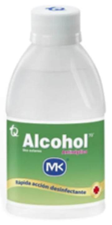 ALCOHOL ANTISEPTICO MK 120 ML x 20 UNIDADES