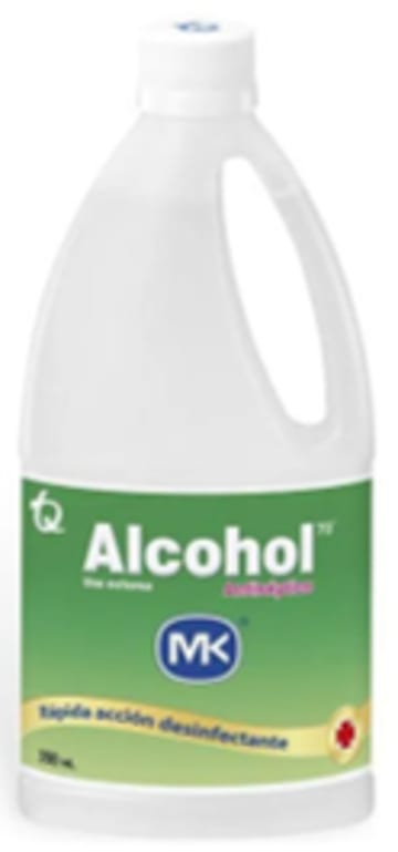 ALCOHOL ANTISEPTICO MK 350 ML x 12 UNIDADES