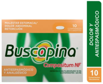 BUSCAPINA COMPOSITUM NF 10 TABLETAS (PLEGADIZA)