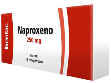 NAPROXENO GENFAR 250 MG x 10 TABLETAS