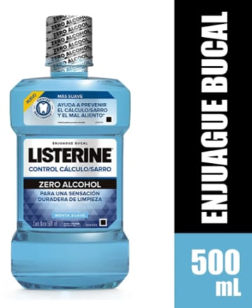 LISTERINE ZERO CONTROL CALCULO 500 ML x 24