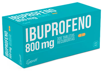 IBUPROFENO LAPROFF 800 MG x 300 TABLETAS (PLEGADIZA)