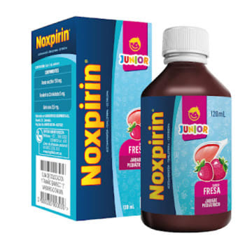 NOXPIRIN JUNIOR NIÑOS GRIPA FRESA JARABE FRASCO x 120 ML