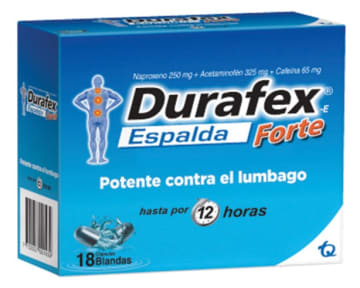 DURAFEX ESPALDA FORTE 250 MG x 18 CAPSULAS