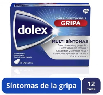 DOLEX GRIPA DISPLAY x 12 TABLETAS (PLEGADIZA)