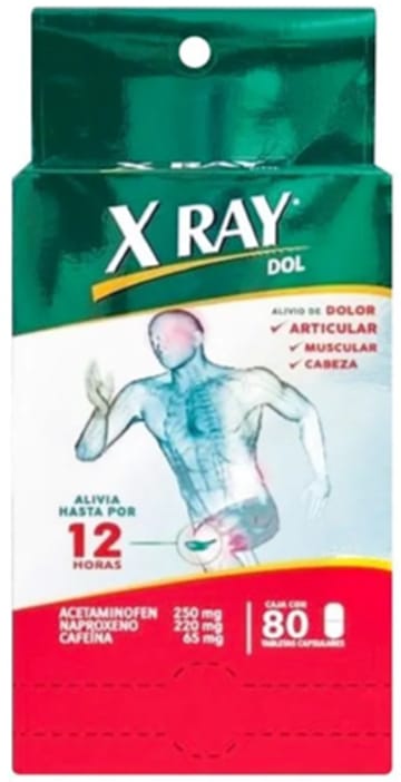 XRAY DOL x 80 TABLETAS (PLEGADIZA)