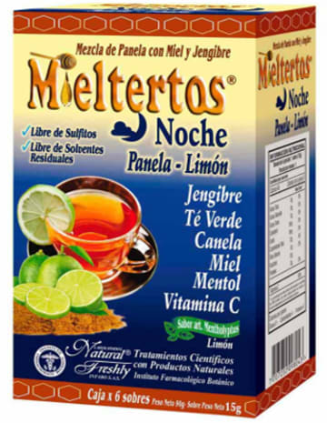 MIELTERTOS CALIENTE GRIPA PANELA LIMON x 6 SOBRES (BAG)