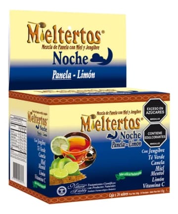 MIELTERTOS CALIENTE GRIPA PANELA LIMON x 24 SOBRES (PLEGAD)