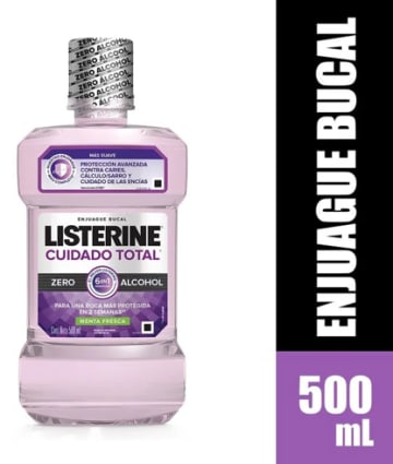 LISTERINE ZERO CUIDADO TOTAL 500 ML