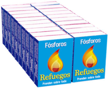 FOSFOROS REFUEGOS 20 UN x 50 PAQUETES
