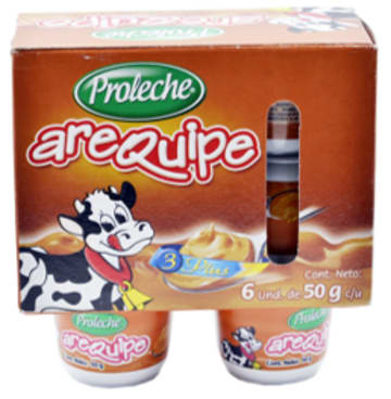 AREQUIPE PROLECHE VASITO 50 GRS x 6 UNDS