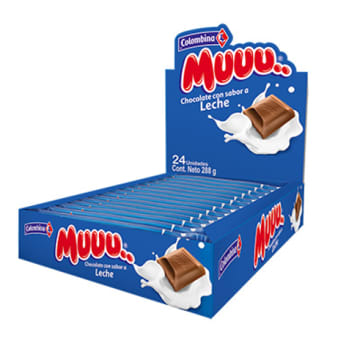 CHOCOLATINA MUU LECHE 24 UND x 18 DPL