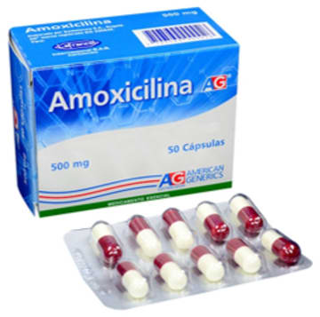 AMOXICILINA AMERICAN GENERICS 500 MG x 50 CAPSULAS
