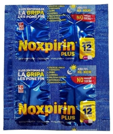 NOXPIRIN PLUS GRIPA x 8 CAPSULAS (BAG)