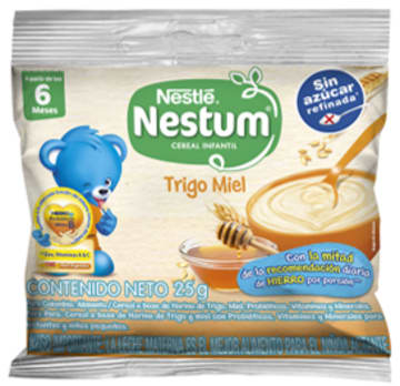 CEREAL NESTUM RISTRA TRIGO MIEL 25 GRS x 10 SOBRES