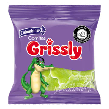 GOMAS GRISSLY COCODRILO 40 GRS x 24 BOLSAS