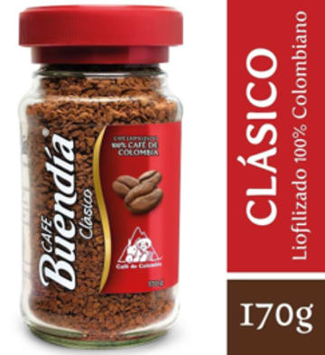 CAFE BUEN DIA LIOFILIZADO CLASICO FRASCO 170 GRS x 12