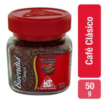 CAFE BUEN DIA LIOFILIZADO CLASICO FRASCO 50 GRS x 24