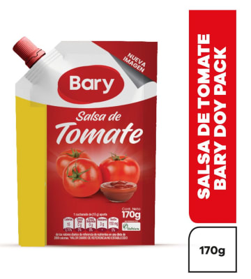 SALSA TOMATE BARY DOYPACK CON VALVULA 150 GRS x 26
