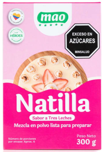 NATILLA MAO TRES LECHES PLEGADIZA 300 GRS x 20