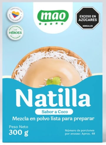 NATILLA MAO COCO PLEGADIZA 300 GRS x 20