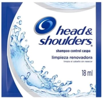 CHAMPU H&S LIMPIEZA RENOVADORA 18 ML x 12 SOBRES