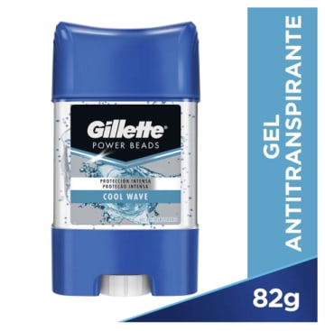DESODORANTE GILLETE POWER BEADS COOL WAVE 82 GRS