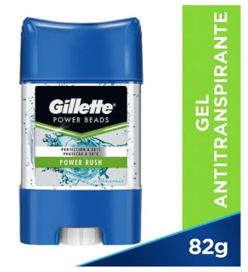 DESODORANTE GILLETE POWER BEADS POWER RUSH 82 GRS