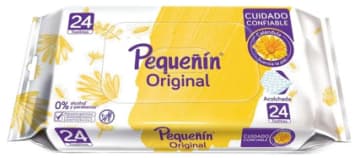 TOALLITAS PEQUEÑIN ALMENDRAS 24 UNDS x 24