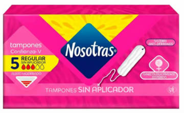 TAMPONES NOSOTRAS DIGITAL REGULAR x 5 UNDS