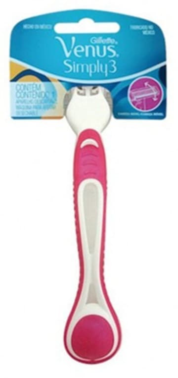 MAQUINA GILLETE SIMPLY VENUS 3 HOJAS x UNIDAD