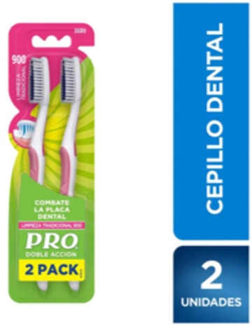 CEPILLO DENTAL PRO DOBLE ACCION 900 2x1