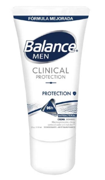 DESODORANTE BALANCE CREMA MINI TUBO CLINICAL MEN 30 GRS