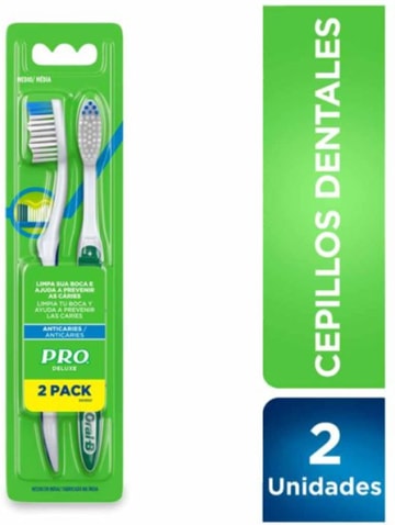 CEPILLO DENTAL PRO DELUXE x 2 UNDS (DUOPACK)