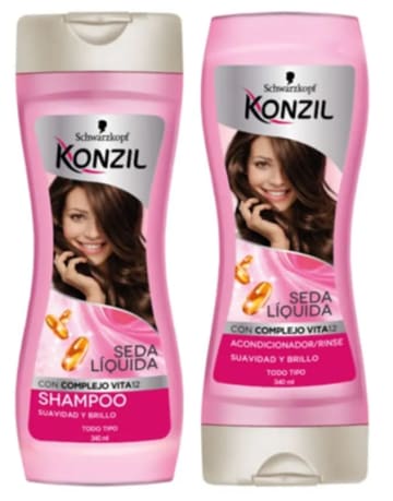 CHAMPU KONZIL SEDA 340 ML + ACONDIC SEDA 340 ML