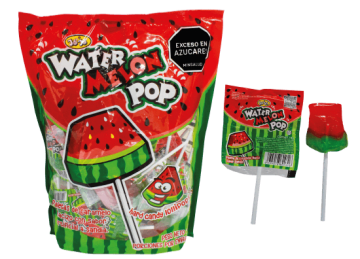 CHUPETA SANDIA WATER MELON POP 50 UNDS x 24 BOLSAS