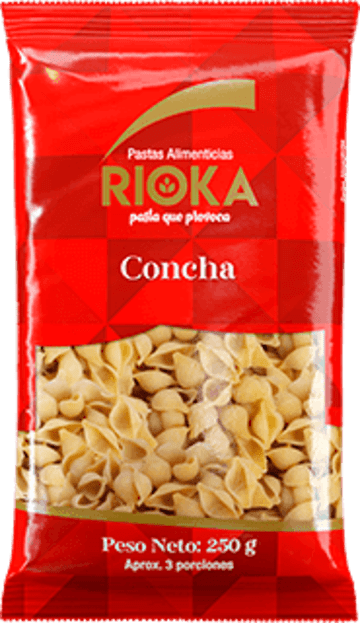 PASTA RIOKA CONCHAS 125 GRS x 48