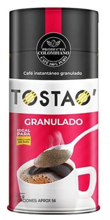 CAFE TOSTAO INSTANTANEO GRANULADO FRASCO 85 GRS x 24 UNDS