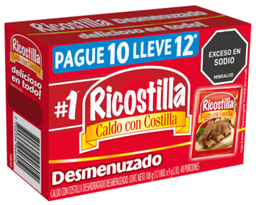 CALDO RICOSTILLA DESMENUZADO 12 SOBRES