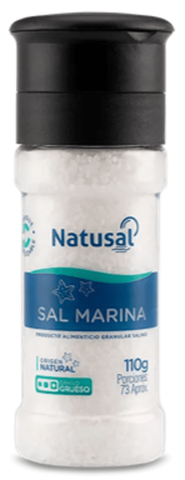 SAL NATUSAL CRISTALES DE SAL GRANULADOS MOLINO 110 GRS
