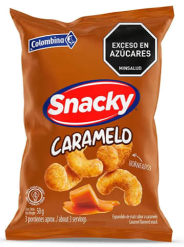 SNACKY CARAMELO 50 GRAMOS x 36 UNIDADES