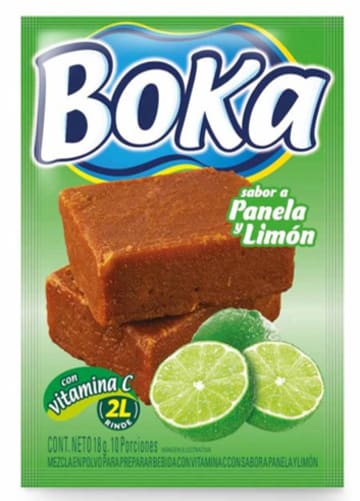 REFRESCO BOKA 2 LTS PANELA Y LIMON 10 SOBRES