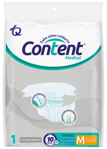 CONTENT PAÑAL INCONTINENCIA MEDIANO (M) DROGUERIA (UND)