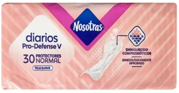 PROTECTOR NOSOTRAS PRO-DEFENSE V NORMAL 30 UNDS