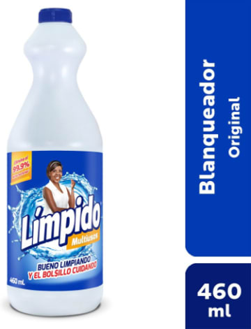 BLANQUEADOR LIMPIDO REGULAR FRASCO 460 ML x 24